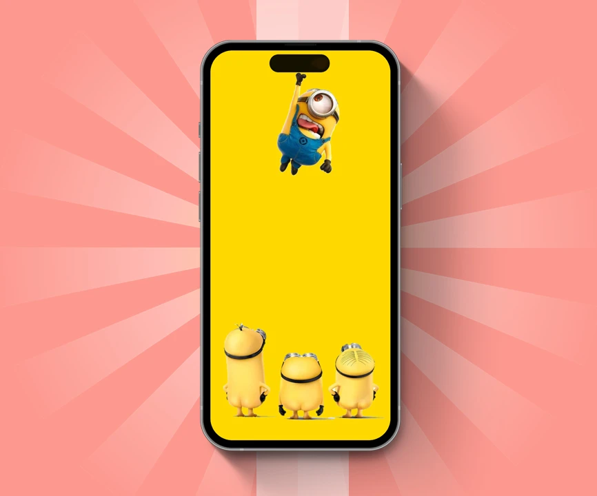 Minions Dynamic Island Wallpaper 3